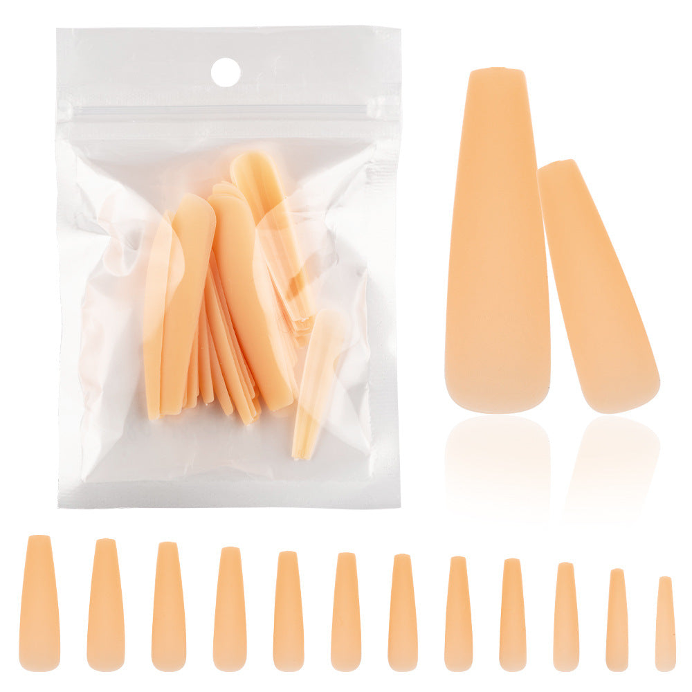 Wholesale Matte Extended Plastic Nail Stickers